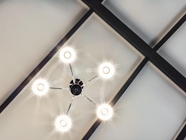 Photo living room chandeliers