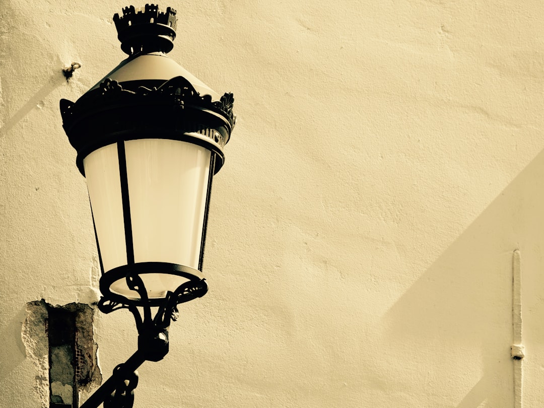 Photo glass wall lamp