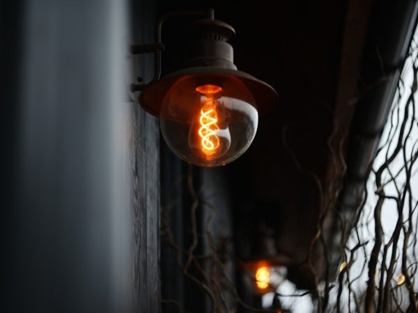Photo outdoor wall light