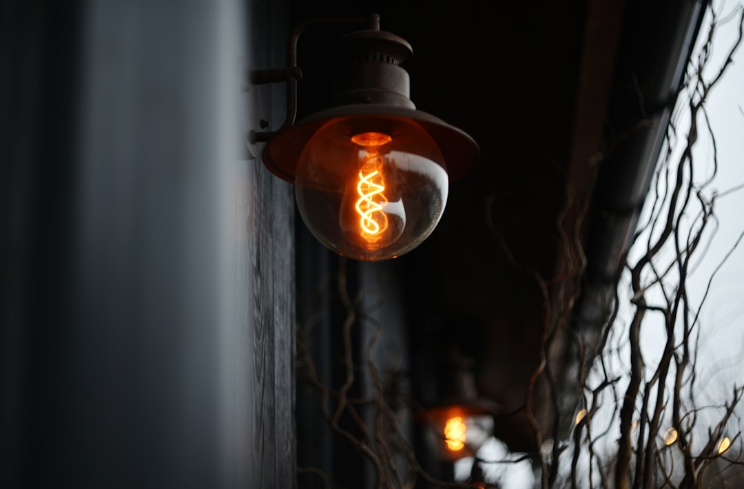 Photo outdoor wall light